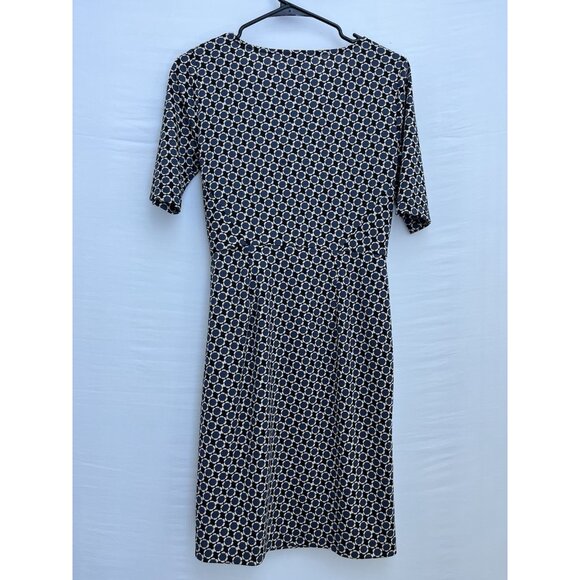 Ann Taylor geometric pattern dress 6 Tie waist Size XS - Picture 4 of 8